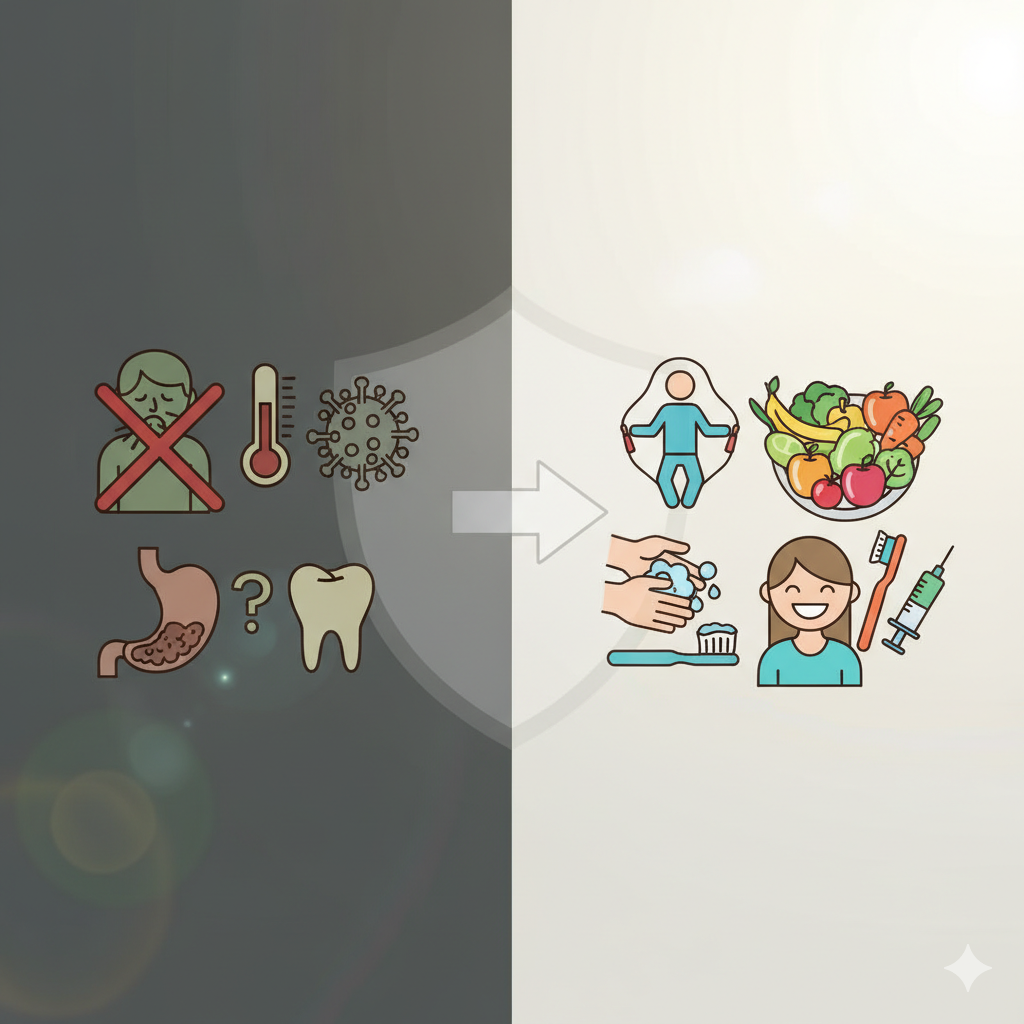 โรคยอดฮิตที่พบได้บ่อย และการป้องกัน